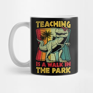 Teaching is walk in the Park Teacher Day Mug